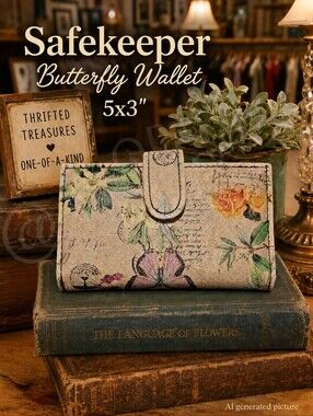 Safekeeper Butterfly Wallet 5x3"